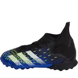 Buy adidas Kids Predator Freak.3 TF Astro Football Boots Core Black Footwear White Solar Yellow