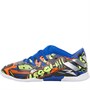 adidas Kids Nemeziz Messi 19.3 IN Indoor Football Boots Royal Blue/Silver Metallic/Solar Yellow