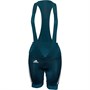 adidas Dames The Padded Cycling Bib Sportperformance broeken Blauwgroen