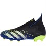 adidas Kids Predator Freak+ Firm Ground Football Boots Core Black/Footwear White/Solar Yellow