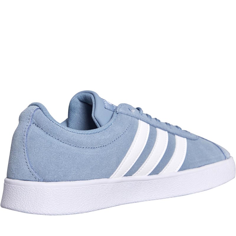 GREY ADIDAS Womens Vl Court 3.0 Sneaker