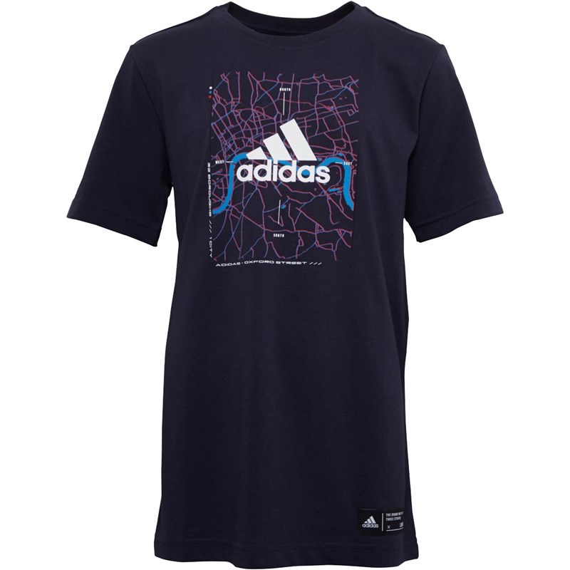 adidas Junior London City Limits T-shirt Legend Ink