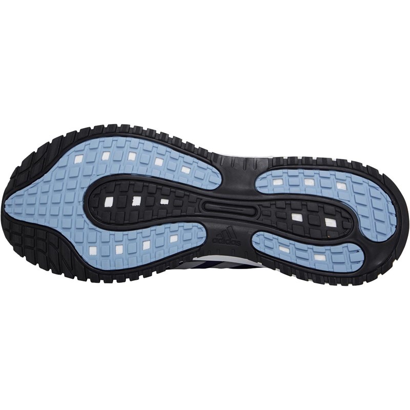 adidas Mens Supernova COLD.RDY Water-Reppellent Neutral Running Shoes Victory Blue/Matte Silver/Acid Yellow