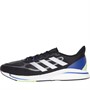 adidas Mens Supernova+ Boost Neutral Running Shoes Core Black/Matte Silver/Sonic Ink
