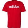 adidas Herren Essentials Linear Logo T-Shirts Rot