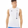 adidas Heren Team GB Singlet Wit
