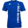 adidas Mens Team GB Training T-shirt Royal Blue