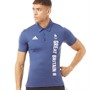 adidas Heren Team GB Sports Performance Tops Blauw