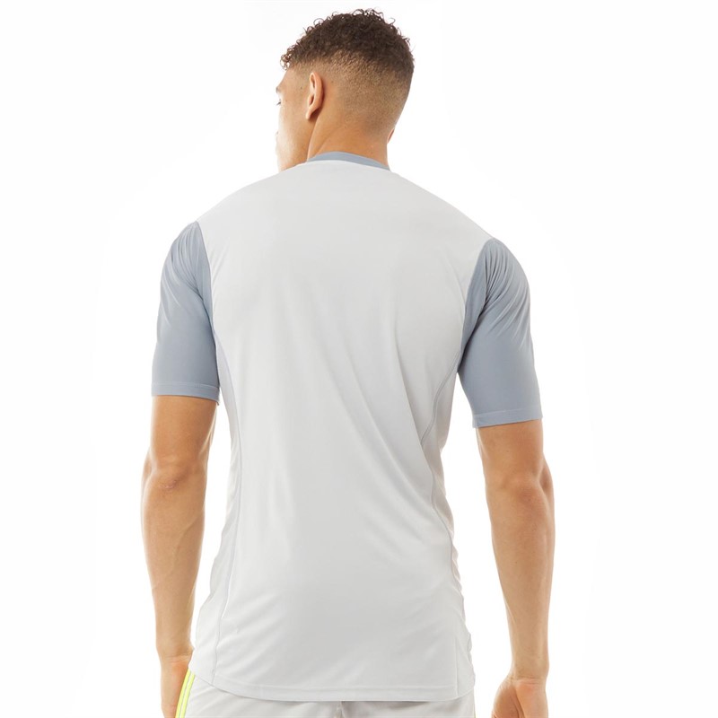 adidas Mens Adipro Goalkeeper Jersey Light Grey/Grey One/Semi-Solar Yellow