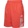 adidas Heren 3-stripes Badge Of Sport Zwembroeken Fluorescerend Rood