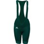 adidas Womens The Padded Cycling Bib Shorts Collegiate Green/White