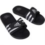 adidas Womens Adissage Slides Core Black/Silver Metallic/Core Black