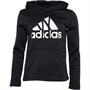 adidas Womens Game And Go Big Logo Hoodie Black/Chalk White