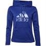 adidas Womens Game And Go Big Logo Hoodie Victory Blue/Victory Blue