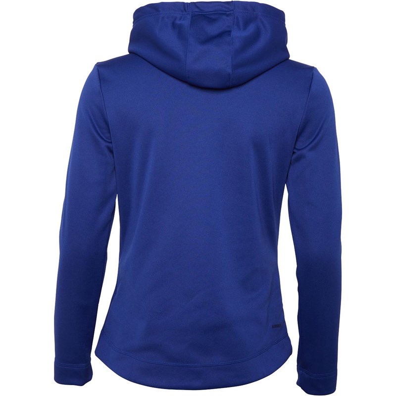 adidas Womens Game And Go Big Logo Hoodie Victory Blue/Victory Blue