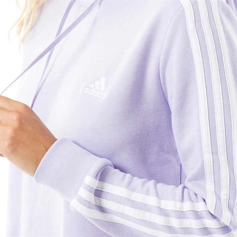 Adidas cropped hoodie lila online