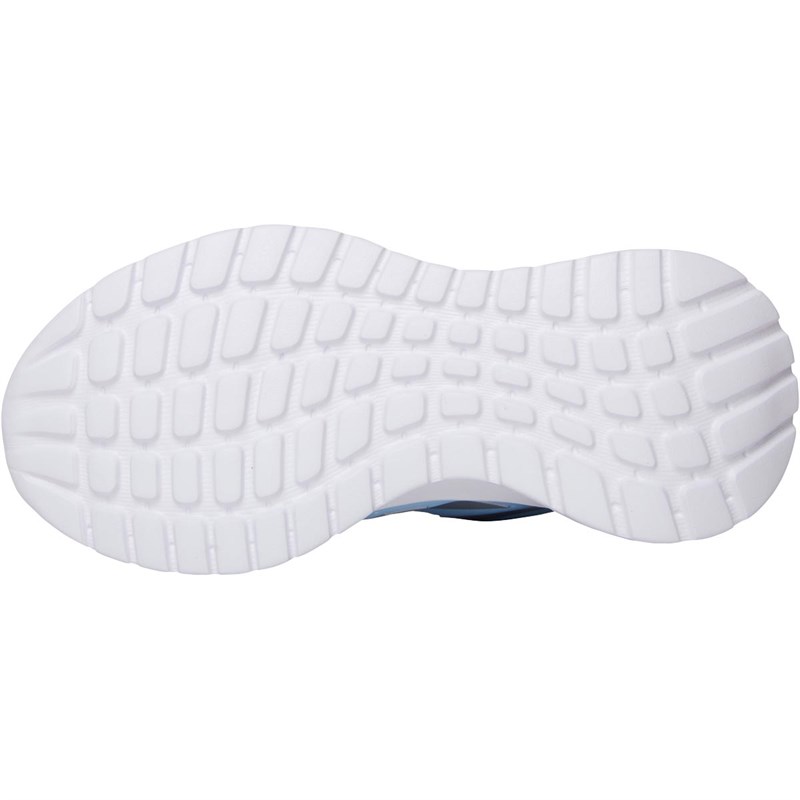 adidas Childrens Tensaur Run Trainers Clear Sky/Silver Metallic/Clear Sky