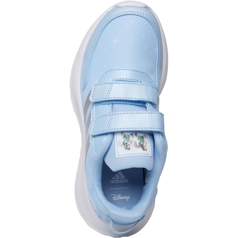 adidas Childrens Tensaur Run Trainers Clear Sky/Silver Metallic/Clear Sky