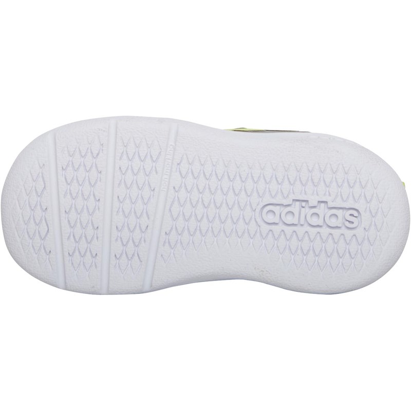 adidas Infant Tensaur Trainers Grey Three/Acid Yellow/Grey Four