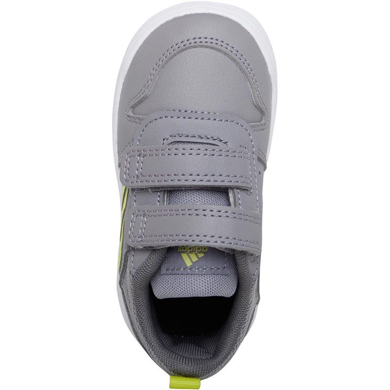 adidas Infant Tensaur Trainers Grey Three/Acid Yellow/Grey Four