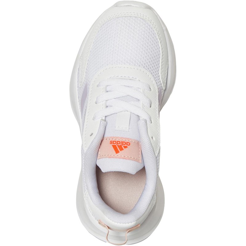 adidas Childrens Tensaur Trainers Footwear White/Purple Tint/Vapour Pink