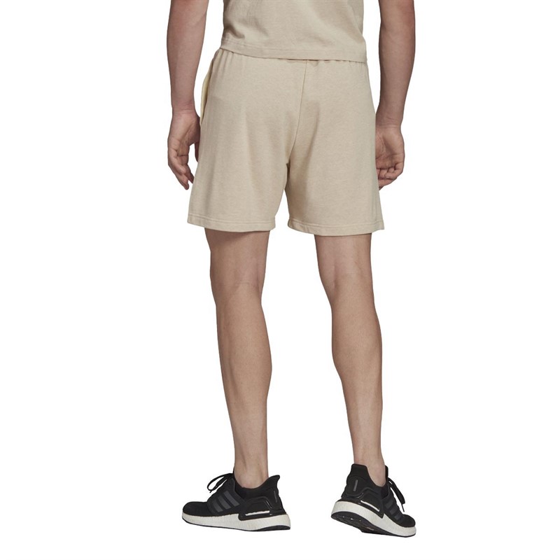 adidas Mens Botanically Dyed Shorts Botanic Beige Melange