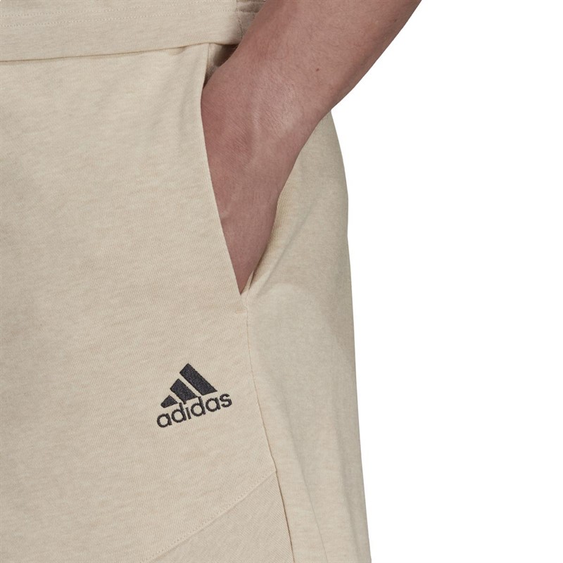 adidas Mens Botanically Dyed Shorts Botanic Beige Melange