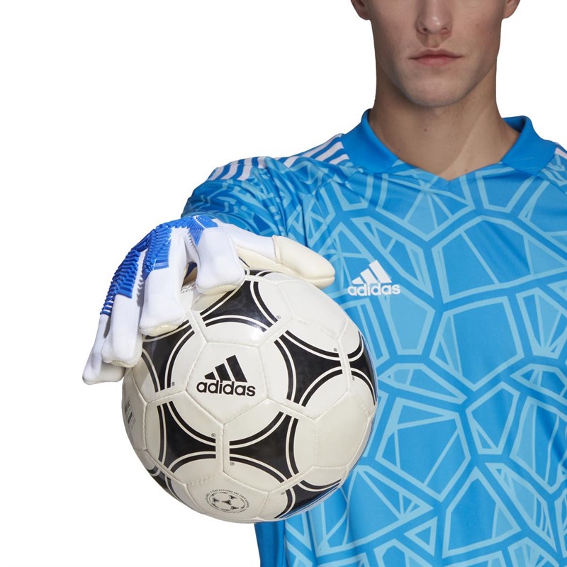 adidas Herren Predator Pro Fingersave Goalkeeper Fußball Zubehör Weiß