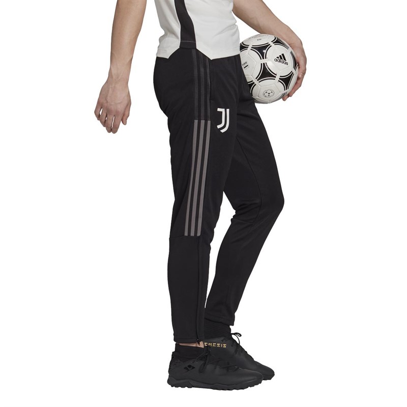adidas Mens JFC Juventus Tiro Training Tracksuit Bottoms Black