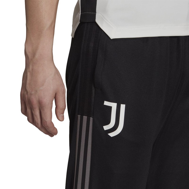 adidas Mens JFC Juventus Tiro Training Tracksuit Bottoms Black