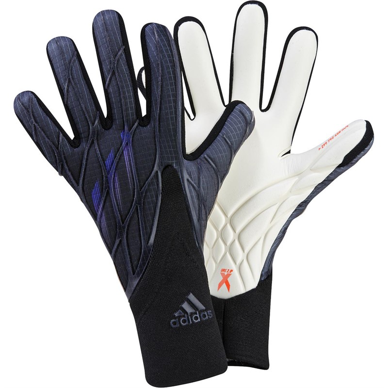 Buy adidas Mens X Pro Goalkeeper Gloves Black/Grey Six/Sonic Ink/Solar Red
