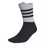 adidas Mens 4CMTE Reflective Ultralight Crew Performance Socks Black