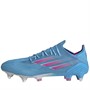 adidas Mens X Speedflow.1 SG Soft Ground Football Boots Sky Rush/Shock Pink/Footwear White
