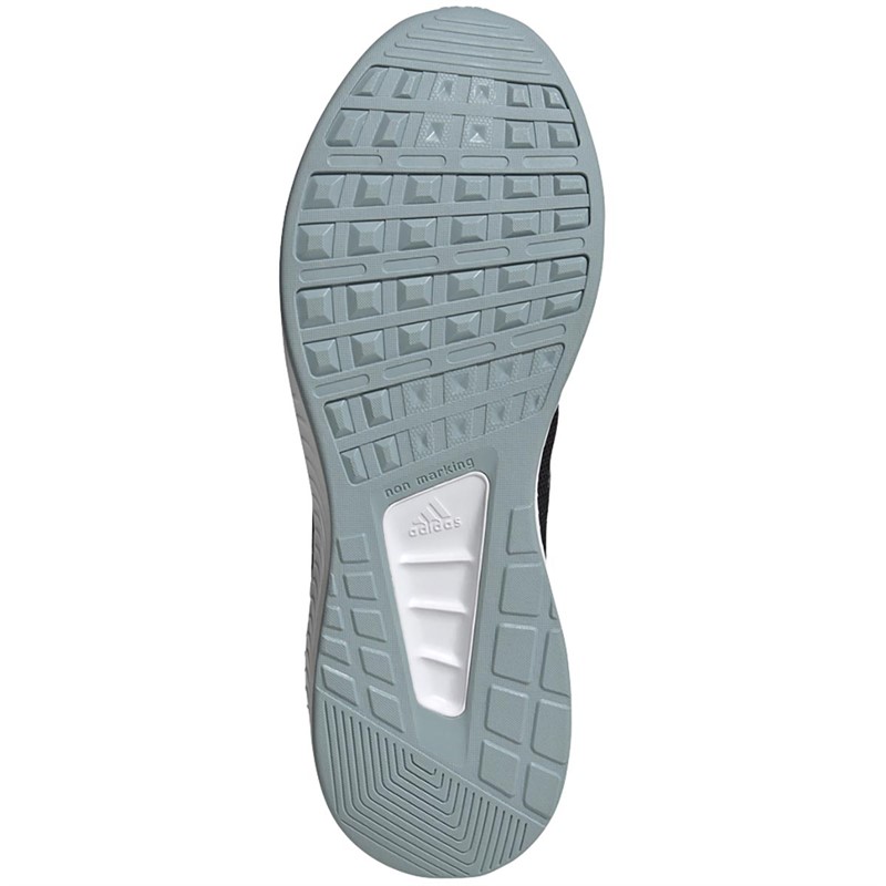 adidas Mens Run Falcon 2.0 Neutral Running Shoes Core Black/Magic Grey/Sky Rush