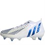 adidas Mens Predator Edge.1 SG Soft Ground Football Boots Footwear White/Hi Res Blue/Footwear White