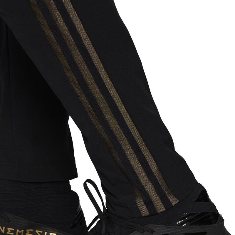 adidas Mens Los Angeles FC Travel Tracksuit Bottoms Black
