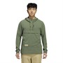 adidas Mens Adicross Half-zip Sweatshirt Anorak Natural Green