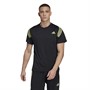 adidas Mens Train Icon Training T-shirt Black/Pulse Lime