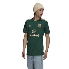 Buy adidas Mens CFC Celtic FC Away Jersey Dark Green