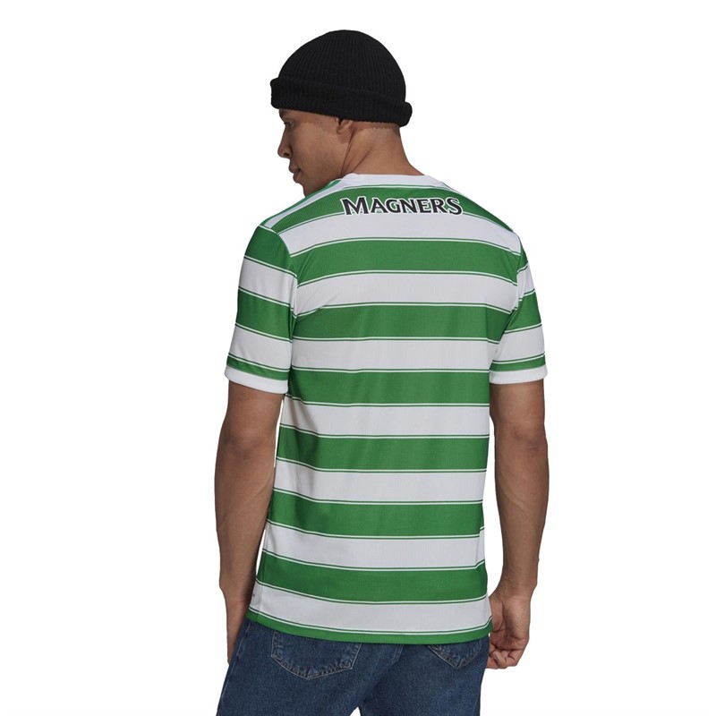 adidas Mens CFC Celtic Home Jersey White/Green