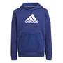 adidas Junior Boys Badge Of Sport Fleece Hoodie Victory Blue/White