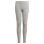 adidas Kinder Essentials 3-Stripes Leggings Grau
