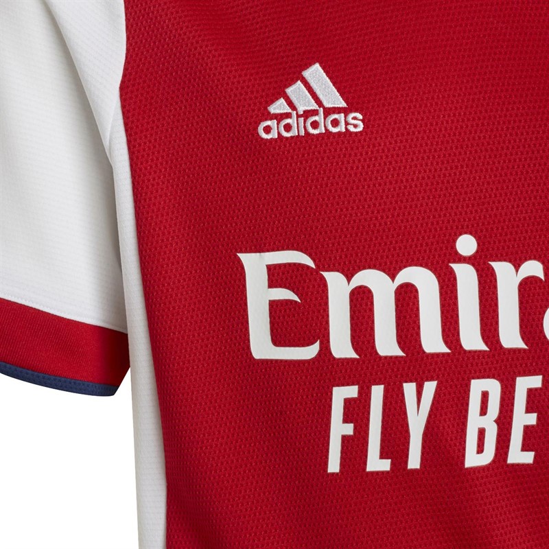 adidas Junior AFC Arsenal Home Jersey White/Scarlett