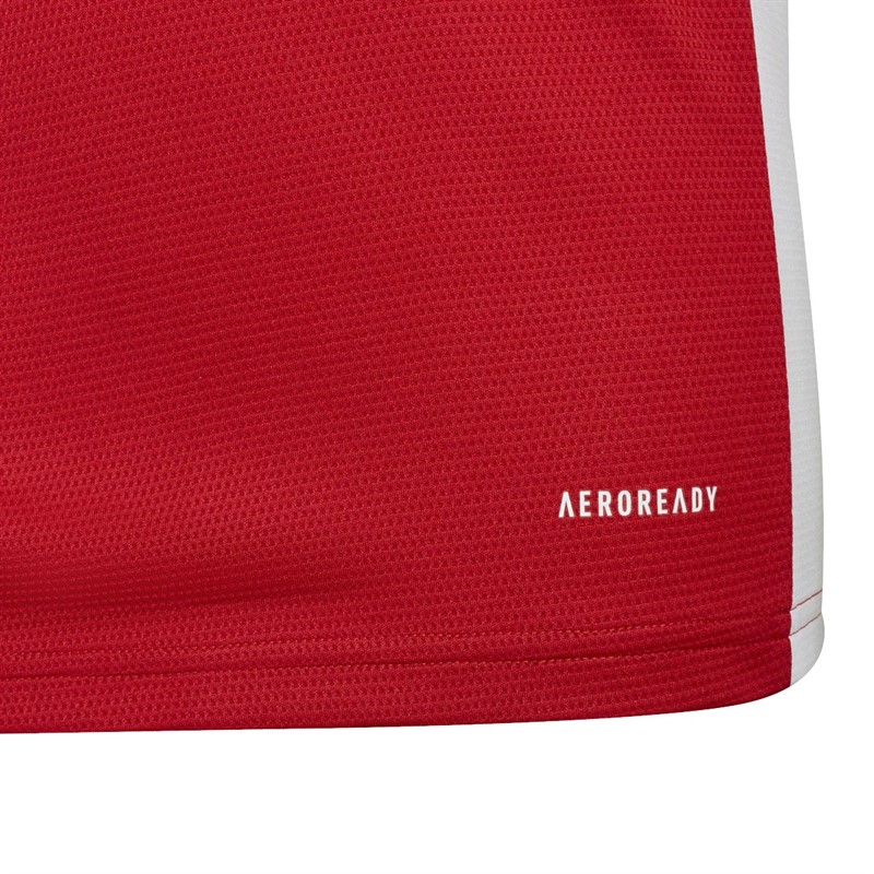 adidas Junior AFC Arsenal Home Jersey White/Scarlett