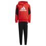 adidas Childrens Logo Knit Set Vivid Red/Black
