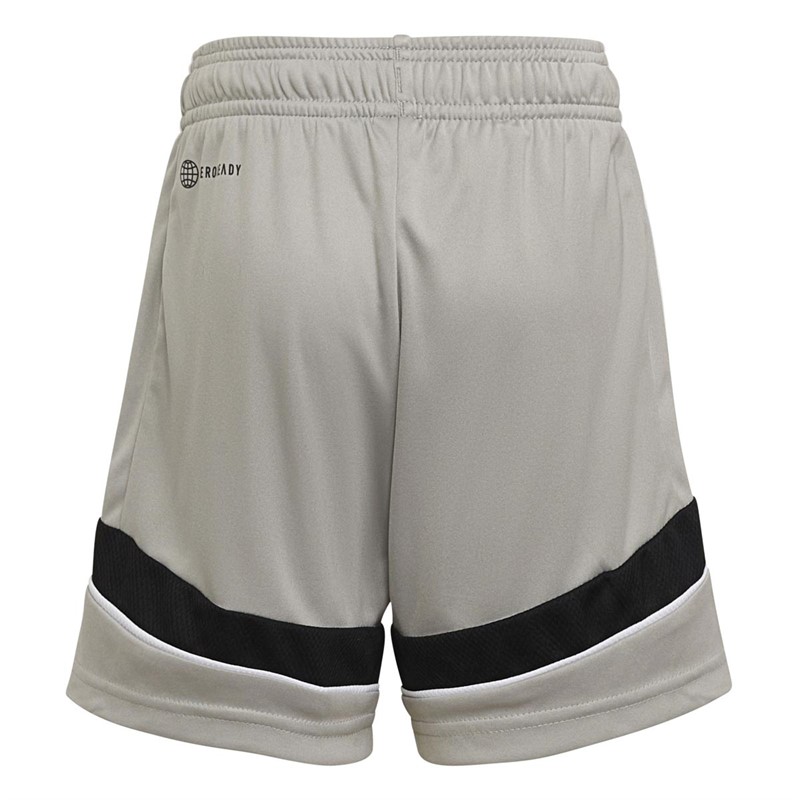 adidas Childrens Southstand Aeroready Tee Shorts Set Grey