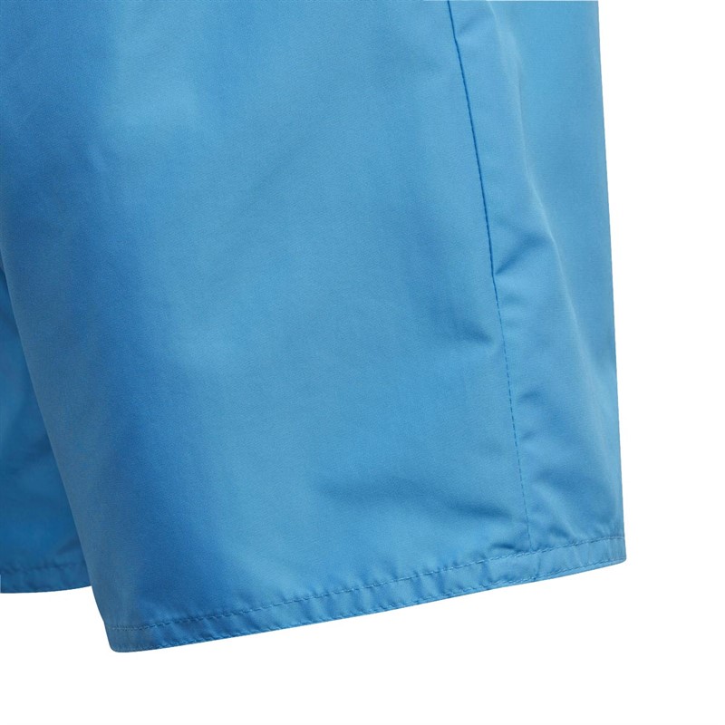 adidas Childrens Classic Badge Of Sport Swim Shorts Shock Cyan