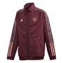 adidas Boys MUFC Manchester United Anthem Jacket Maroon