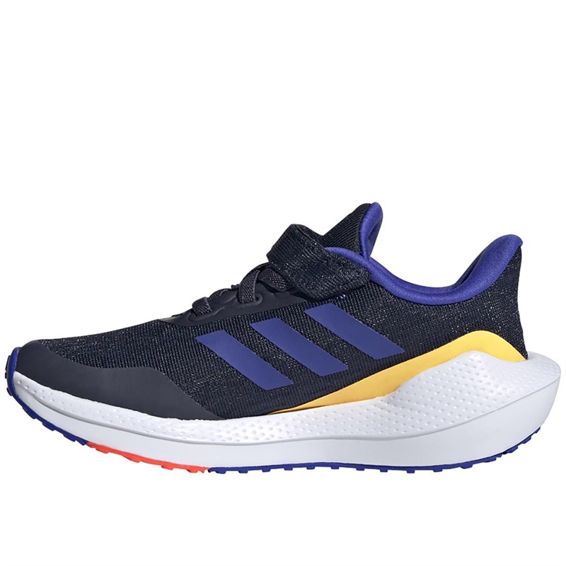 adidas Childrens EQ21 Running Trainers Legend Ink/Sonic Ink/Solar Gold