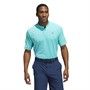adidas Mens Sport Collar Golf Polo Semi Mint Rush